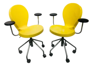 Modern Lemon Yellow Eight Chair by Ross Lovegrove, 1990s