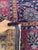 Turkish Vintage Turkish Tabriz Design Magenta Rug 9.3 x 12.2 For Sale - Image 3 of 14