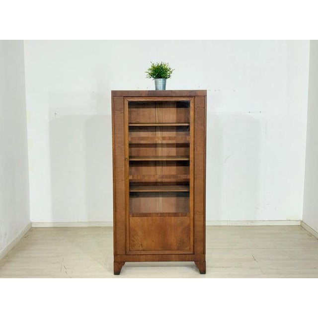 Vintage Art Deco Bookcase in Wood For Sale - Image 10 of 10
