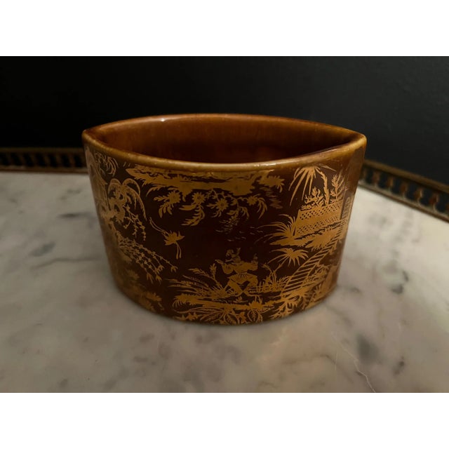 Ceramic Piero Fornasetti Piccolo Coromandel Chinoiserie Smoking Set- 3 Pieces For Sale - Image 7 of 9