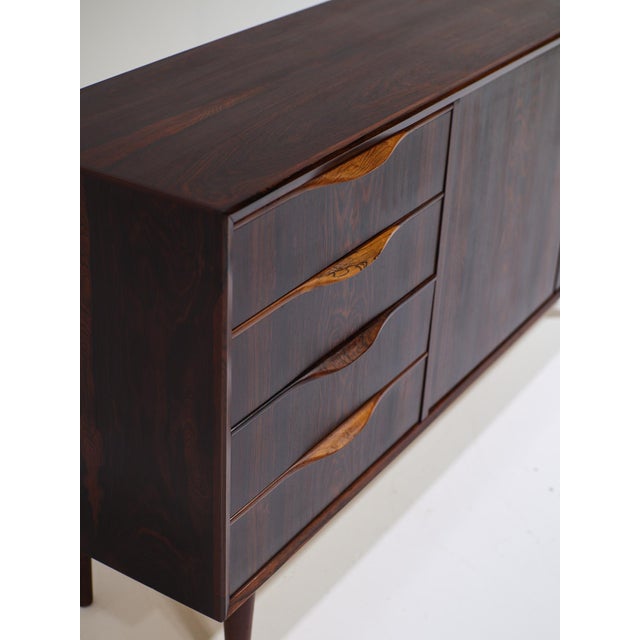 Beautiful lowboard / sideboard designed by erling torvits for klim møbelfabrik in denmark, 1960s. This sideboard is made...