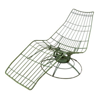 Vintage Mid-Century Modern Homecrest Siesta Chaise Lounge For Sale
