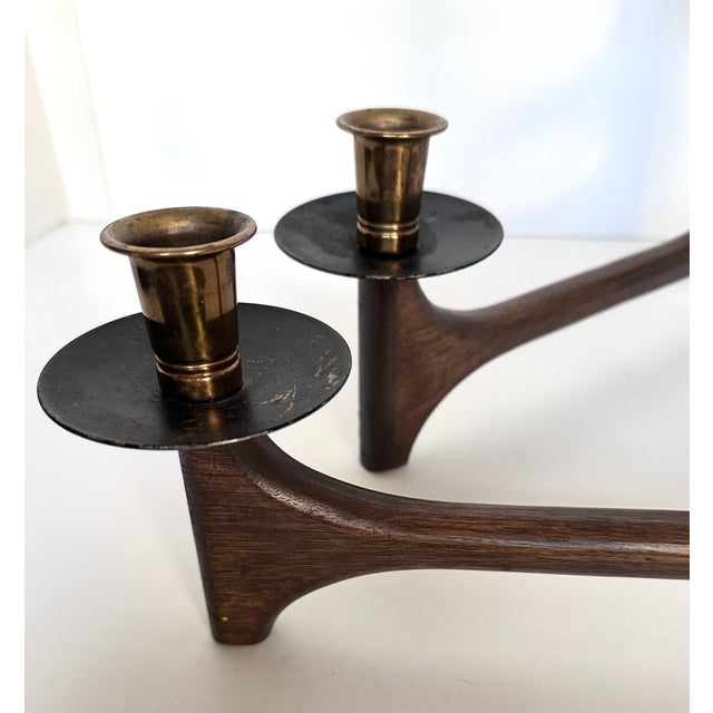 Mid 20th Century Danish Articulated Arm Candleholder For Sale - Image 5 of 9