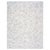 Animal Skin Galaxy Cowhide & Sari Silk Silver Area Rug, 5' 0'' X 8' 0'' For Sale - Image 7 of 7