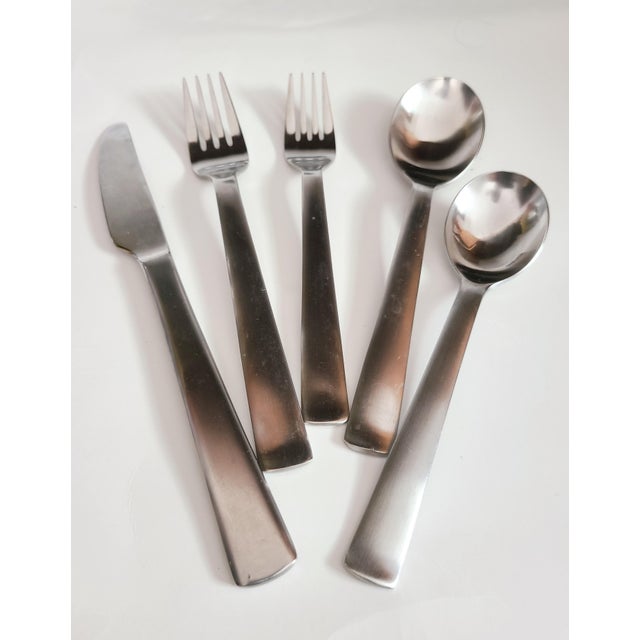 Robert Welch Svenska Satin Stainless Flatware Set 49 Piece Set Chairish