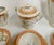 Polychrome porcelain coffee service The service includes: 11 coffee cups and saucers (one cup missing) 1 coffee pot 1...