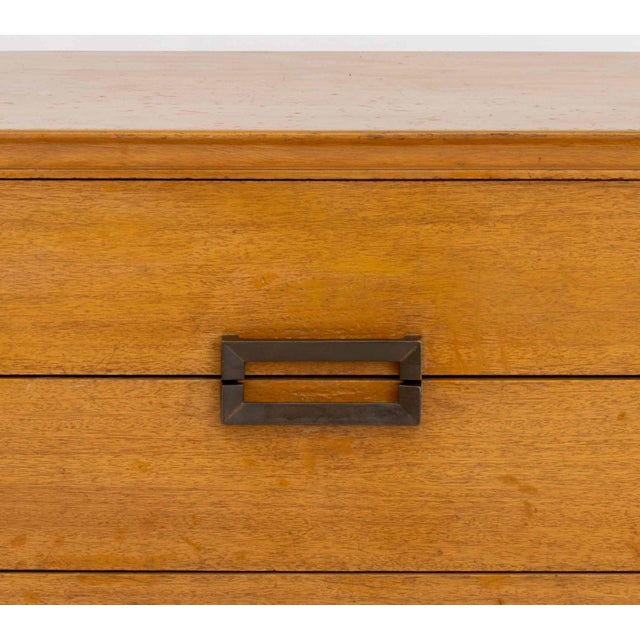 James Mont James Mont Style Blonde Mahogany Chest of Drawers For Sale - Image 4 of 9