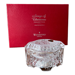 Waterford Crystal Songs of Christmas Collection Year 2000, O’ Holy Night Song, Musical Trinket or Jewelry Box
