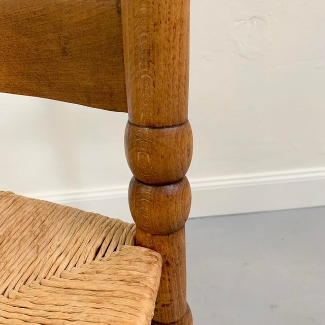 Vintage French Decorative Wood Chairs, 1940, Set of 2 For Sale - Image 8 of 16