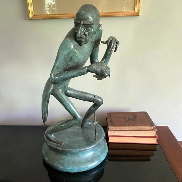 Mihail Mikhailovich Chemiakin Bronze Statue Igor Stravinsky, Circa 1985 For Sale - Image 11 of 12