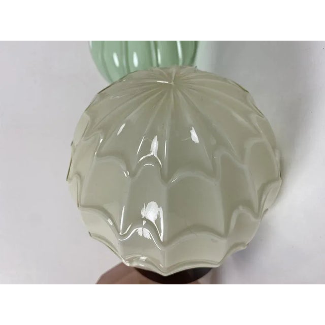 1920s Art Deco Ceiling Lamps from Thabur, 1920s, Set of 3 For Sale - Image 5 of 15