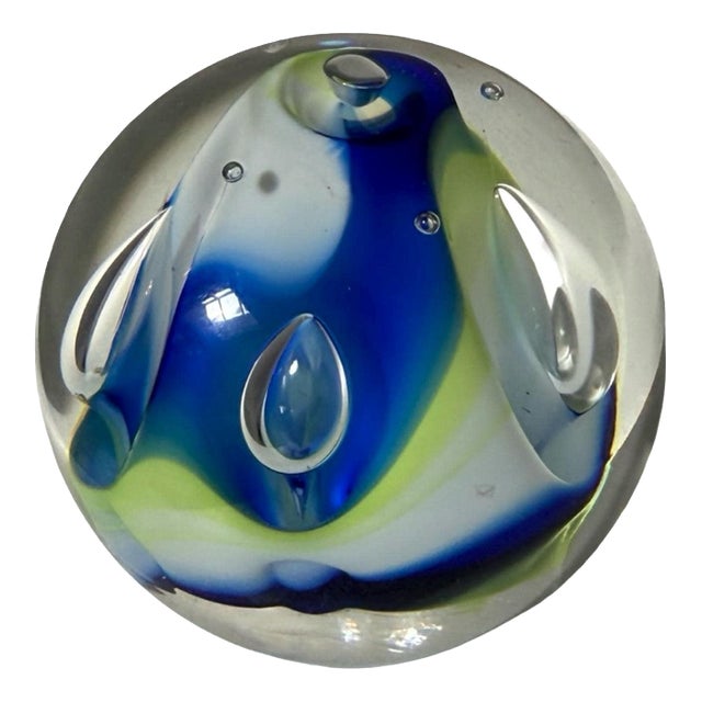 Paperweight in Crystal Glass by Adam Jablonski For Sale