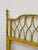 Mid 20th Century Mid 20th Century Coastal, Yellow Faux Bamboo, Hollywood Regency, Twin Headboard, Woven Details For Sale - Image 5 of 10