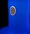 Glass 1960s Mid-Century Modern Blue Lattimo Pendant Lamp by Alessandro Pianon for Vistosi For Sale - Image 7 of 8