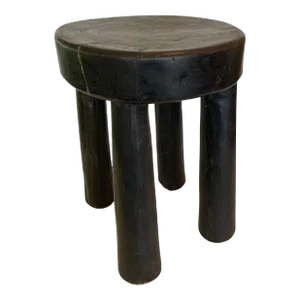African Hardwood Stool or Small Table