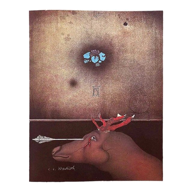 Paul Wunderlich 40 Fleche Et Voilette For Sale