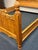 Traditional Vintage Oakwood Interiors Carved King Size Bed For Sale - Image 3 of 12