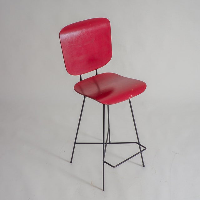 Modern Bar Stool by Coen De Vries for Everest, 1950s For Sale - Image 12 of 18