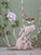 Chinoiserie Chinoiserie Hand-Painted Wallpaper Panels, Soft Sage Green Background With Floral & Bird Mural, Set of 5 For Sale - Image 3 of 5