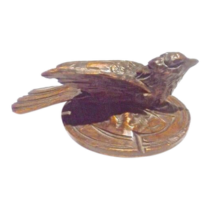 Antique Black Forest Wild Bird Figure