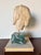 Vintage Carved Marble Woman Head Sculpture on Italian Marble Base/ Sold For Sale - Image 4 of 12