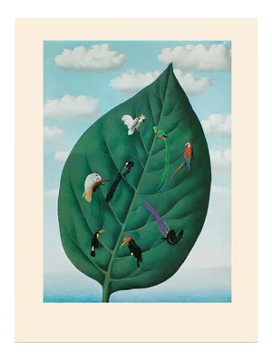 1972 After Rene Magritte, "The Third Dimension" First Edition Surrealist Photogravure