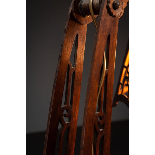 Naive Amsterdam School Standing Lamp, 1920s For Sale - Image 16 of 18