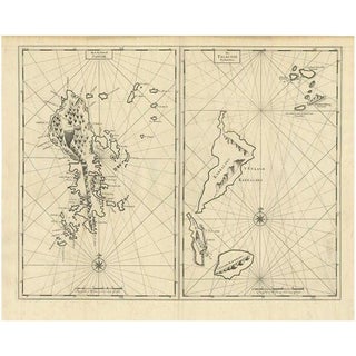 Antique Map of Sangir Island and the Talaud Islands by Valentijn, 1726 For Sale