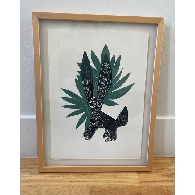 Saskia Onvlee Signed Linocuts, Set of 4, Framed - Todos Santos, 2017 For Sale - Image 4 of 6