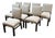Ethan Allen Sebago Dining Side Chairs, Set of Eight For Sale