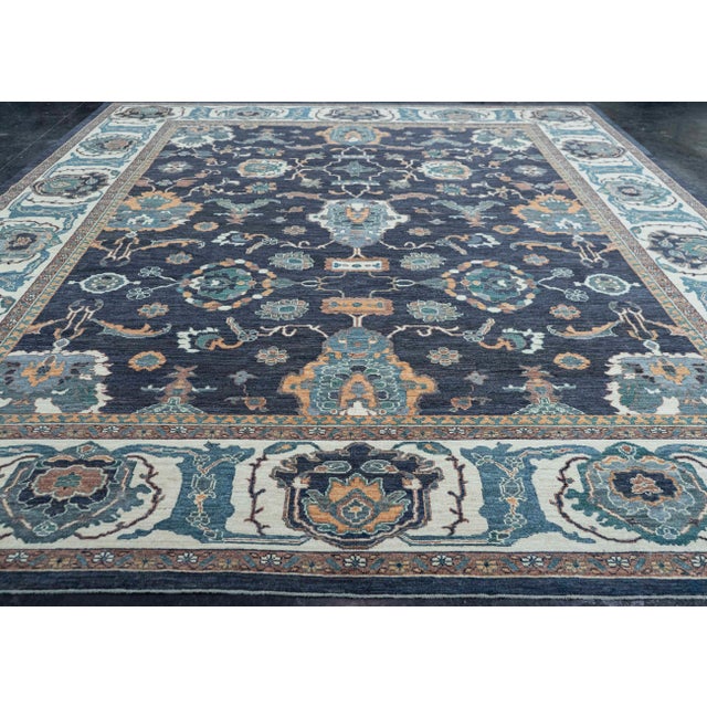 Turkish Oushak Antique Look Rug 12'4" x 15'4" #20321 Explore a curated collection of hallway runners, wool rugs, and...