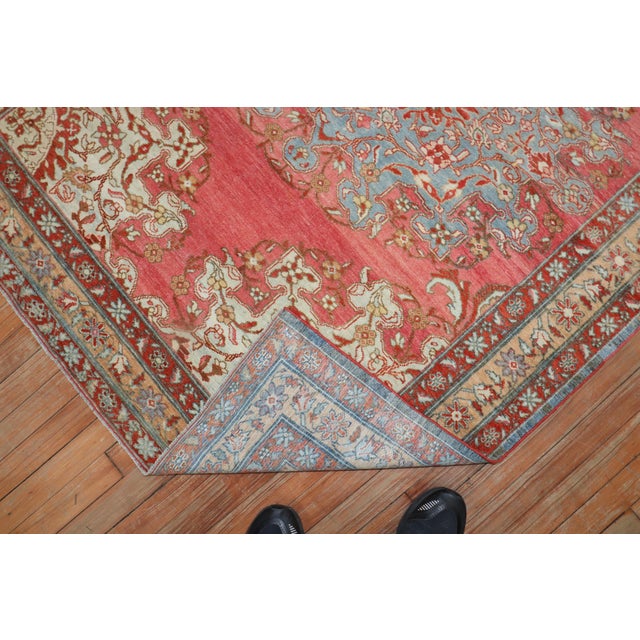 Early 20th Century Zabihi Collection Persian Tafresh Rug For Sale - Image 5 of 9