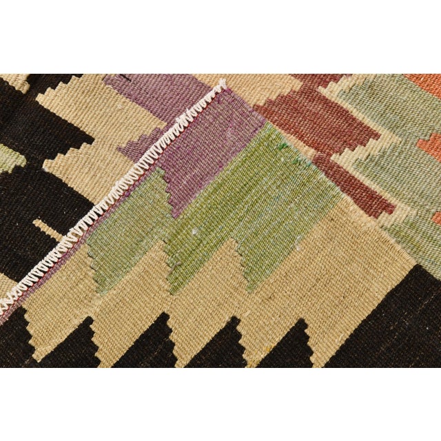 Anatolian Wool Kilim Rug For Sale - Image 9 of 11