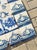 Antique 18th Century Portuguese Blue & White Flowerpiece on a Classical Stand Tile Mural For Sale - Image 6 of 16
