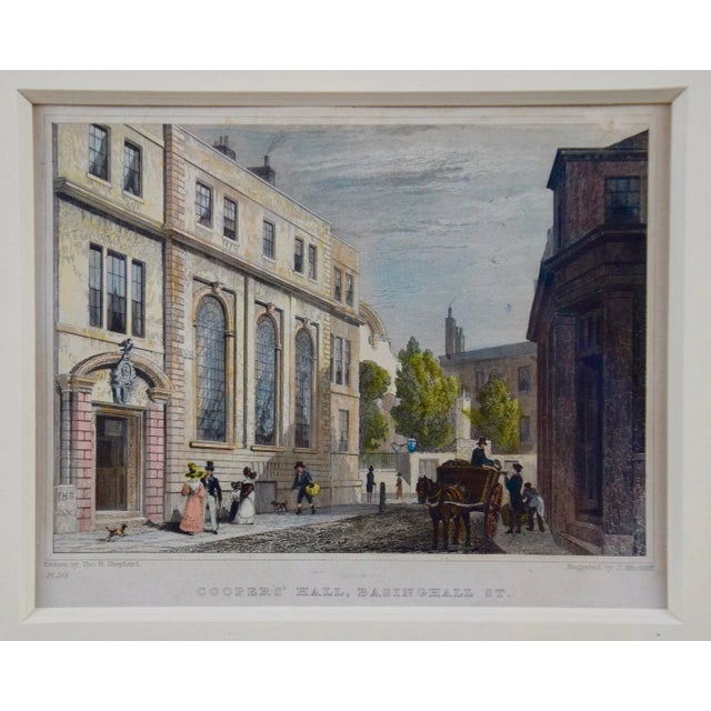 Three 19th C. Hand Colored Engravings of London Architecture by T. Shepherd, 1828 For Sale - Image 12 of 12
