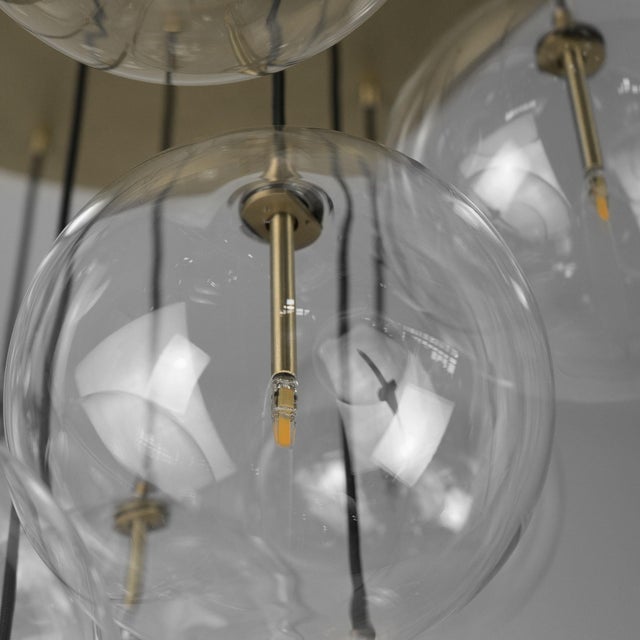 Cluster 13 Chandelier For Sale In Greensboro - Image 6 of 11