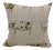 16" Square Pillow Adorned With Jovial Rustic Pigs of Various Sizes & Colors - Made in Uk For Sale