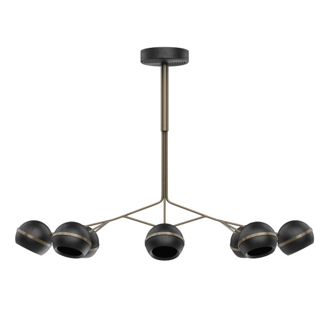 Fleming Suspension Lamp by Wood Tailors Club For Sale