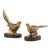 Wildwood Brass Plinthed Birds - Set of 2 For Sale