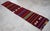 Burgundy 1990s Hand Made Short Narrow Runner Rug Turkish Kilim Hallway Rug - 1′11″ × 9′7″ For Sale - Image 8 of 12