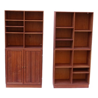 Cherrywood Bookcases from AT-BO, 1990s, Set of 4 For Sale