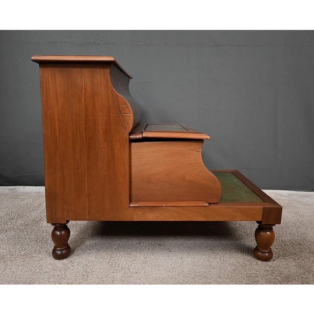 19th Century Victorian Mahogany Library Step Stool, England For Sale - Image 10 of 18