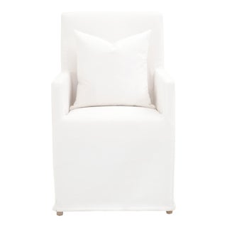 Shelter Slipcover Arm Chair For Sale