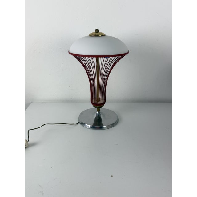 Italian Space Age Table Lamp, 1970s For Sale - Image 11 of 12