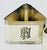 1930s 1930s Art Deco Silver-Plated Triangle Napkin Rings, Monogrammed - 3 pcs For Sale - Image 5 of 15