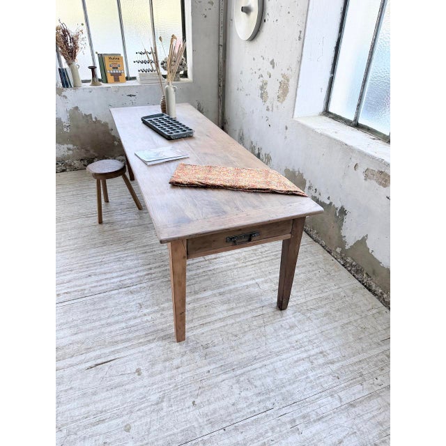 Vintage Farmhouse Table in Oak, 1950s For Sale - Image 14 of 18