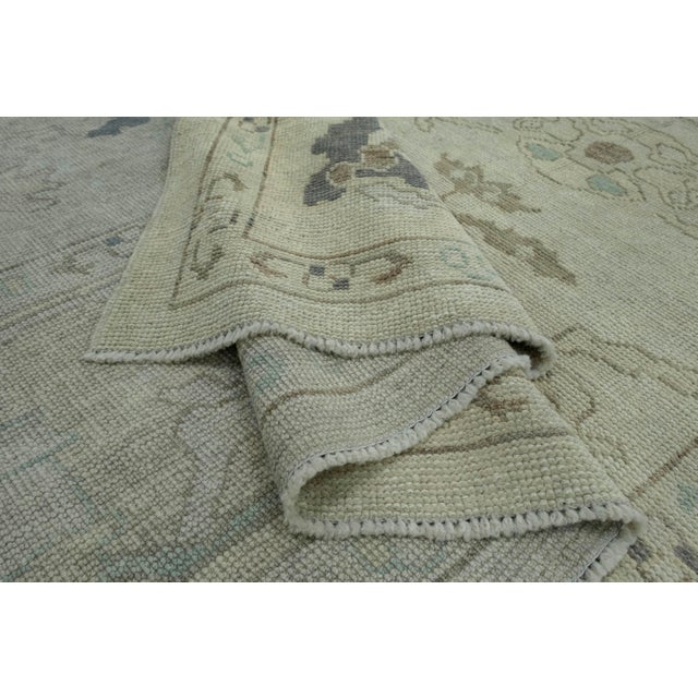 Textile Oushak Rug 9'5" x 12'5" #17875 For Sale - Image 7 of 8