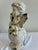 Mid 20th Century Vintage Crackle Glaze Ceramic Cherub Statue For Sale - Image 5 of 12
