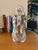 Stamped Authentic- Vintage 1979 Arthur Court Aluminum Frog Pitcher With Jade Green Eyes For Sale - Image 9 of 12