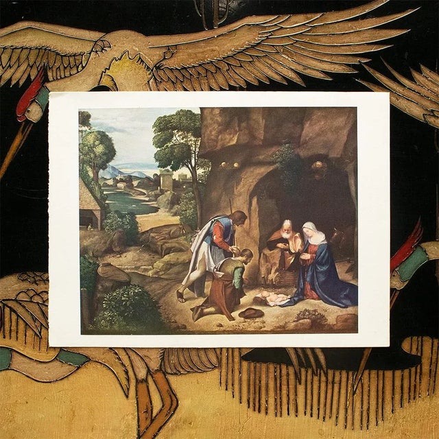 Renaissance 1950s After Giorgione, "Adoration of the Shepherds" Full-Color Print For Sale - Image 3 of 10